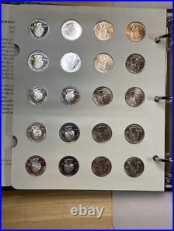 1999 2008 2009 State Quarter Complete Set P D S & SILVER PROOF PDSS 224 Coin