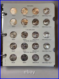 1999 2008 2009 State Quarter Complete Set P D S & SILVER PROOF PDSS 224 Coin