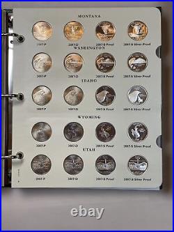 1999 2008 2009 State Quarter Complete Set P D S & SILVER PROOF PDSS 224 Coin