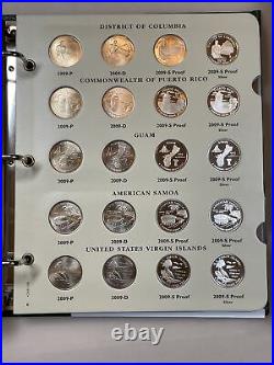 1999 2008 2009 State Quarter Complete Set P D S & SILVER PROOF PDSS 224 Coin