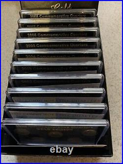 1999 2008 50 States Commemorative Quarters Complete Set Gold Edition