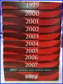 1999-2008 Complete US MINT Silver Proof Sets (10 Sets) Original Govt Packaging