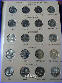 1999-2008 Dansco Washington Statehood (200) Quarter Complete Set Free Shipping