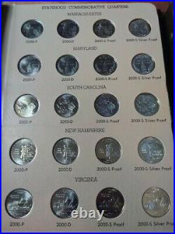 1999-2008 Dansco Washington Statehood (200) Quarter Complete Set Free Shipping