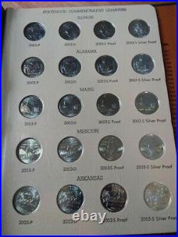 1999-2008 Dansco Washington Statehood (200) Quarter Complete Set Free Shipping