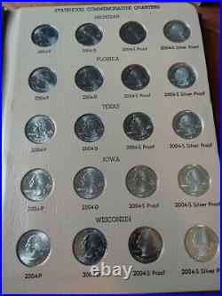 1999-2008 Dansco Washington Statehood (200) Quarter Complete Set Free Shipping