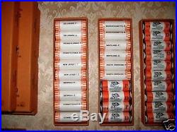 1999 2008 Delaware Hawaii State Wrapped Quarter Rolls Complete Set