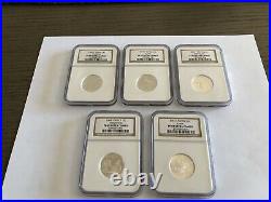 1999-2008 SILVER NGC PF-69 Ultra Cameo Quarter Set 50 Coin Complete Set