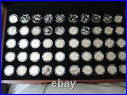 1999-2008 State Quarters Complete Set Clad In Presentation Box