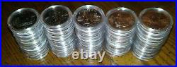 1999-2008 UNC D & P MINT Complete 100 State Set + 100 Coin Capsules