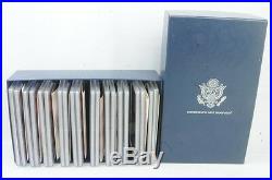 1999 2008 US Mint Silver Proof Sets State Quarters Complete With Box