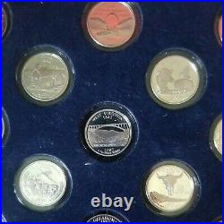 1999-2008 U. S. Mint 90% Silver Proof State Quarters 50 Coin Complete Set