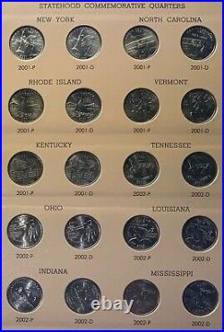 1999 2009 Complete 112 State & Territory Quarter PD Uncirculated Set in Dansco