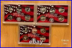1999 -2009 Complete Mint Packaged 168 State Quarter PD & S Silver BU & Proof Set
