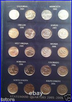 1999 2009 Complete State Quarters With D. C & U. S. Territories Colletion P & D