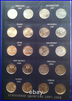 1999 2009 Complete State Quarters With D. C & U. S. Territories Colletion P & D