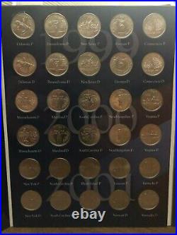 1999-2009 Deluxe COMPLETE BU P & D STATEHOOD QUARTERS Collection 112 Coins total