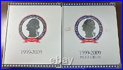 1999-2009 P D S Complete State & Territory Qtr Uncirculated/Proof Set in Albums