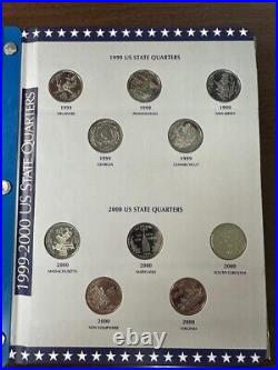 1999-2009 P D S Complete State & Territory Qtr Uncirculated/Proof Set in Albums