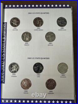 1999-2009 P D S Complete State & Territory Qtr Uncirculated/Proof Set in Albums