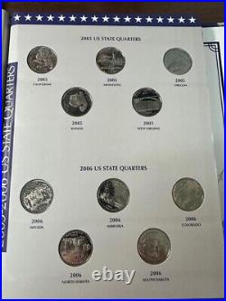 1999-2009 P D S Complete State & Territory Qtr Uncirculated/Proof Set in Albums