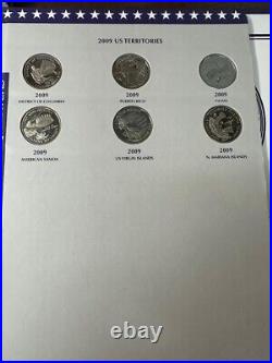 1999-2009 P D S Complete State & Territory Qtr Uncirculated/Proof Set in Albums