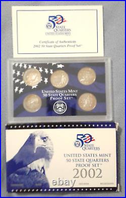 1999-2009 State Quarters & US territories US MINT Complete 11 Proof Sets w boxes