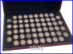 1999-2009 Us State Quarters Territories Complete Set 56 Coins Boxed Uncirculated