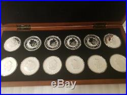 1999-2010 AUSTRALIA Perth Mint SILVER LUNAR COMPLETE SET 12 COIN 1OZ Series I BU