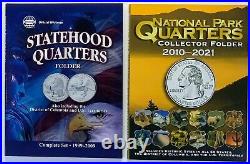 1999 2021 113 State, Parks & WCD Quarter P Uncirc COMPLETE Set in 2 Folders