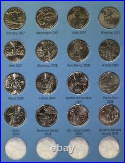 1999 2021 113 State, Parks & WCD Quarter P Uncirc COMPLETE Set in 2 Folders