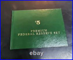 1999 $5 BEP PREMIUM FEDERAL RESERVE Set of 12 Districts COMPLETE SET (Brand New)