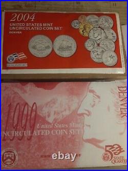 1999 to 2008 UN-circulated Mint sets. 10 Complete Sets(P and D)