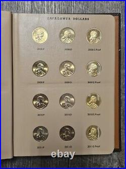 2000-2016 P-D-S Sacagawea Dollar BU & Proof Complete Set (51 Coins) In Dansco