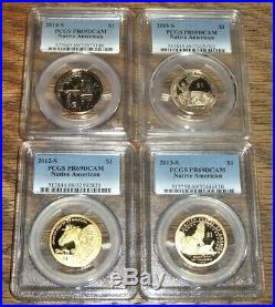 2000-2019 Complete Pcgs Pr69dcam Sacagawea Native American 20 Coin $1 Set