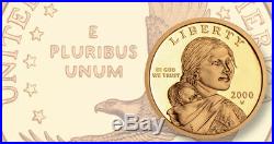 2000-2020 S Native American Sacagawea Proof Dollar Run Gem 21 Coin complete Set