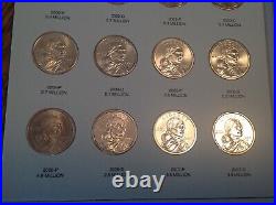 2000-2021 Sacagawea/Native American Dollars 44 coin Complete BU/UNC Set WithAlbums