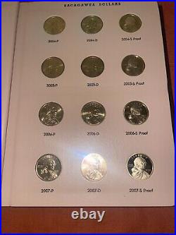 2000-2022 Sacagawea Complete Set 66 coins (44 BU 22 Proof) with Dansco 8183 Album