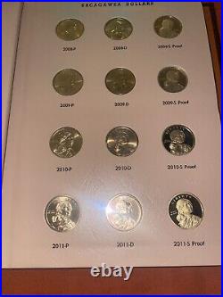 2000-2022 Sacagawea Complete Set 66 coins (44 BU 22 Proof) with Dansco 8183 Album