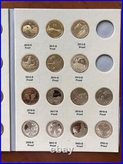 2000-2023 S Native American Proof Sacajawea Golden Dollars-Complete 24 Pc Set