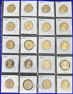 2000-2024-S Native American Sacagawea Proof Dollar Run Gem 25 Coin complete Set