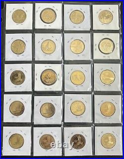 2000-2024-S Native American Sacagawea Proof Dollar Run Gem 25 Coin complete Set