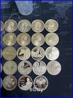 2000 to 2023 S Native American Sacagawea Proof Dollar Run 24 Coins Complete Set