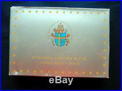 2003 Italy Vatican rare official complete set euro coins UNC PROOF John Paul II