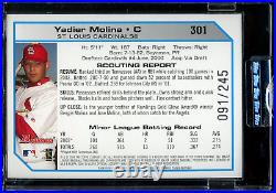 2004 Bowman Baseball Silver Uncirculated 330 Card Complete Set 091/245 Molina Rc