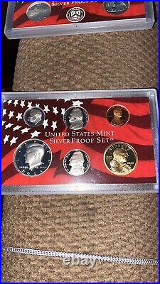 2004-S Complete SILVER Proof Set w Box and COA