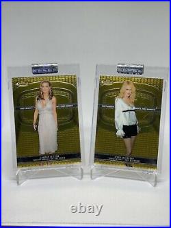 2005-06 Topps Finest Celebrity Gold Foil Uncirculated Complete Set RareS/N 399