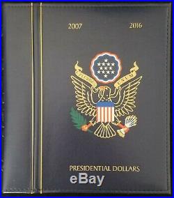 2006-2016 Complete set P and D Presidential Dollars in binder. UNC