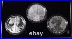 2006-W Silver Eagle 3 Coin Set Proof/ Uncirculated/Reverse Proof Complete Set