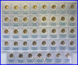 2007 2008-2015 2016 S Presidential $1 PCGS 69 COMPLETE 39 Coin Proof Dollar Set